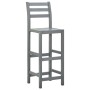 Kitchen stools, 2 units, solid acacia wood, gray. by vidaXL, Kitchen stools - Ref: Foro24-312417, Price: 114,99 €, Discount: %