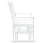 Banco deslizante madera maciza de álamo blanco 118x70x104,5 cm de , Mecedoras - Ref: Foro24-4008868, Precio: 189,59 €, Descue...