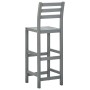 Kitchen stools, 2 units, solid acacia wood, gray. by vidaXL, Kitchen stools - Ref: Foro24-312417, Price: 114,99 €, Discount: %