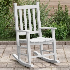 Solid white poplar wood rocking chair for children by , Rocking chairs - Ref: Foro24-4008877, Price: 60,99 €, Discount: %