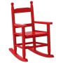 Mecedora para niños madera maciza de álamo roja de , Mecedoras - Ref: Foro24-4008882, Precio: 39,71 €, Descuento: %