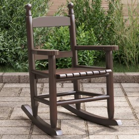 Solid brown poplar wood rocking chair for children by , Rocking chairs - Ref: Foro24-4008880, Price: 39,99 €, Discount: %