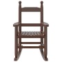 Mecedora para niños madera maciza de álamo marrón de , Mecedoras - Ref: Foro24-4008880, Precio: 39,71 €, Descuento: %