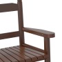 Mecedora para niños madera maciza de álamo marrón de , Mecedoras - Ref: Foro24-4008880, Precio: 39,71 €, Descuento: %