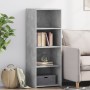 Tall engineered wood sideboard in gray concrete 45x41x124 cm by , Sideboards - Ref: Foro24-846393, Price: 77,00 €, Discount: %