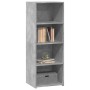 Aparador alto madera de ingeniería gris hormigón 45x41x124 cm de , Aparadores - Ref: Foro24-846393, Precio: 77,00 €, Descuent...