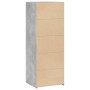 Tall engineered wood sideboard in gray concrete 45x41x124 cm by , Sideboards - Ref: Foro24-846393, Price: 77,00 €, Discount: %