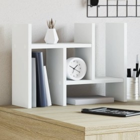 White wooden desktop organizer 34.5x15.5x35.5 cm by , Classification and organization - Ref: Foro24-848052, Price: 26,99 €, D...