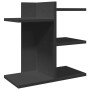 Wooden engineering desktop organizer in black, 42x21.5x42 cm by , Classification and organization - Ref: Foro24-848067, Price...