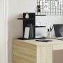 Wooden engineering desktop organizer in black, 42x21.5x42 cm by , Classification and organization - Ref: Foro24-848067, Price...