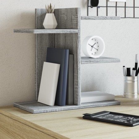 Organizador de escritorio madera ingeniería gris 42x21,5x42 cm de , Clasificación y organización - Ref: Foro24-848071, Precio...