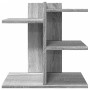 Organizador de escritorio madera ingeniería gris 42x21,5x42 cm de , Clasificación y organización - Ref: Foro24-848071, Precio...