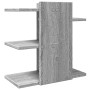 Organizador de escritorio madera ingeniería gris 42x21,5x42 cm de , Clasificación y organización - Ref: Foro24-848071, Precio...