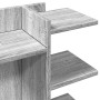 Organizador de escritorio madera ingeniería gris 42x21,5x42 cm de , Clasificación y organización - Ref: Foro24-848071, Precio...