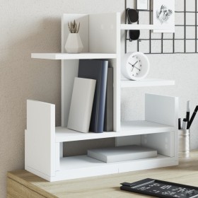 Wooden white engineering desktop organizer 49x20x52.5 cm by , Classification and organization - Ref: Foro24-848073, Price: 47...