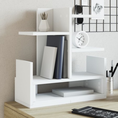 Organizador escritorio madera ingeniería blanco 49x20x52,5 cm de , Clasificación y organización - Ref: Foro24-848073, Precio:...