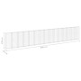 Gabionenwand mit Abdeckungen aus verzinktem Stahl 900x30x150 cm von vidaXL, Zaunpaneele - Ref: Foro24-147818, Preis: 634,96 €...