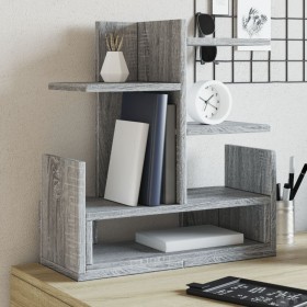 Wooden gray engineering desktop organizer 49x20x52.5 cm by , Classification and organization - Ref: Foro24-848078, Price: 47,...