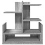 Organizador escritorio madera ingeniería gris 49x20x52,5 cm de , Clasificación y organización - Ref: Foro24-848078, Precio: 4...