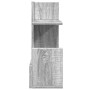 Organizador escritorio madera ingeniería gris 49x20x52,5 cm de , Clasificación y organización - Ref: Foro24-848078, Precio: 4...