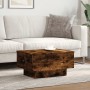 Engineered wood smoked oak coffee table 60x45x31 cm by , Coffee table - Ref: Foro24-848084, Price: 74,83 €, Discount: %