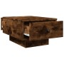 Mesa de centro madera de ingeniería roble ahumado 60x45x31 cm de , Mesas de centro - Ref: Foro24-848084, Precio: 74,68 €, Des...