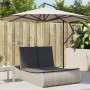 Double sun lounger with light gray synthetic rattan cushions by , Loungers - Ref: Foro24-368095, Price: 328,35 €, Discount: %