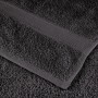 4 units of 100% cotton anthracite gray towels 30x30 cm 600 gsm by , Towels - Ref: Foro24-137149, Price: 12,34 €, Discount: %