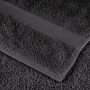 4-pack of anthracite 100% cotton bath towels, 70x140 cm, 600 gsm by , Towels - Ref: Foro24-137161, Price: 48,27 €, Discount: %