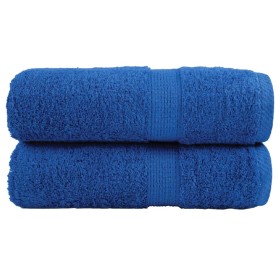 Guest towels 2 units 100% cotton blue 30x50 cm 600 gsm by , Towels - Ref: Foro24-137182, Price: 11,99 €, Discount: %