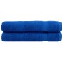 Toallas de sauna 2 uds 100% algodón azul 80x200 cm 600 gsm de , Toallas - Ref: Foro24-137194, Precio: 40,85 €, Descuento: %