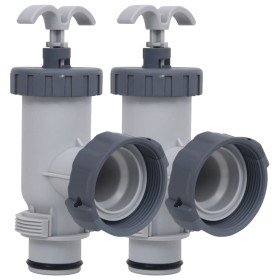 Plunger valves for pool 2 units by vidaXL, Pool and spa maintenance kits - Ref: Foro24-92801, Price: 27,99 €, Discount: %