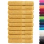 Sauna towels 10 units 100% cotton yellow 80x200 cm 600 gsm by , Towels - Ref: Foro24-137292, Price: 175,18 €, Discount: %