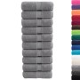 Toallas 10 unidades 100% algodón gris 30x30 cm 600 gsm de , Toallas - Ref: Foro24-137301, Precio: 20,92 €, Descuento: %