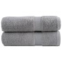 Toallas de ducha 2 uds 100% algodón gris 70x140 cm 600 gsm de , Toallas - Ref: Foro24-137308, Precio: 26,81 €, Descuento: %