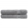 Toallas premium 2 uds 100% algodón gris 100x200 cm 600 gsm de , Toallas - Ref: Foro24-137317, Precio: 55,67 €, Descuento: %