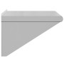 Stainless steel silver wall shelf 50x45x31 cm by , Shelves and shelves - Ref: Foro24-30276, Price: 50,25 €, Discount: %