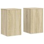 Plant stands 2 units oak wood Sonoma 30x30x50 cm by , Pot stands - Ref: Foro24-852917, Price: 60,99 €, Discount: %