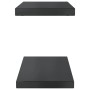 Estantes de pared 2 uds acero inoxidable negro 50x23,5x3 cm de , Estantes y estanterías - Ref: Foro24-30295, Precio: 33,99 €,...