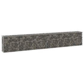 Gabion wall with galvanized steel covers 300x30x50 cm by vidaXL, fence panels - Ref: Foro24-147820, Price: 96,65 €, Discount: %