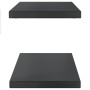 Estantes de pared 2 uds acero inoxidable negro 100x30x3 cm de , Estantes y estanterías - Ref: Foro24-30288, Precio: 59,99 €, ...