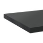 Estantes de pared 2 uds acero inoxidable negro 100x30x3 cm de , Estantes y estanterías - Ref: Foro24-30288, Precio: 59,99 €, ...