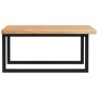 Wall-mounted sink shelf made of steel and solid oak wood by , bathroom vanities - Ref: Foro24-3302477, Price: 89,36 €, Discou...