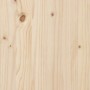 Aparador 2 uds de madera maciza de pino 70x35x80 cm