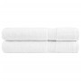 Premium towels 2 units 100% white cotton 100x200 cm 600 gsm by , Towels - Ref: Foro24-137140, Price: 50,49 €, Discount: %