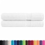 Premium towels 2 units 100% white cotton 100x200 cm 600 gsm by , Towels - Ref: Foro24-137140, Price: 50,49 €, Discount: %