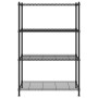 Storage shelf 4 levels black 90x35x137 cm 200 kg by vidaXL, Industrial shelving - Ref: Foro24-324622, Price: 71,99 €, Discoun...