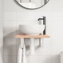 Wall-mounted sink shelf made of steel and solid oak wood by , bathroom vanities - Ref: Foro24-3302558, Price: 57,37 €, Discou...