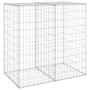 Gabion wall with galvanized steel covers 100x60x100 cm by vidaXL, fence panels - Ref: Foro24-147813, Price: 76,46 €, Discount: %