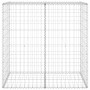 Gabion wall with galvanized steel covers 100x60x100 cm by vidaXL, fence panels - Ref: Foro24-147813, Price: 76,46 €, Discount: %